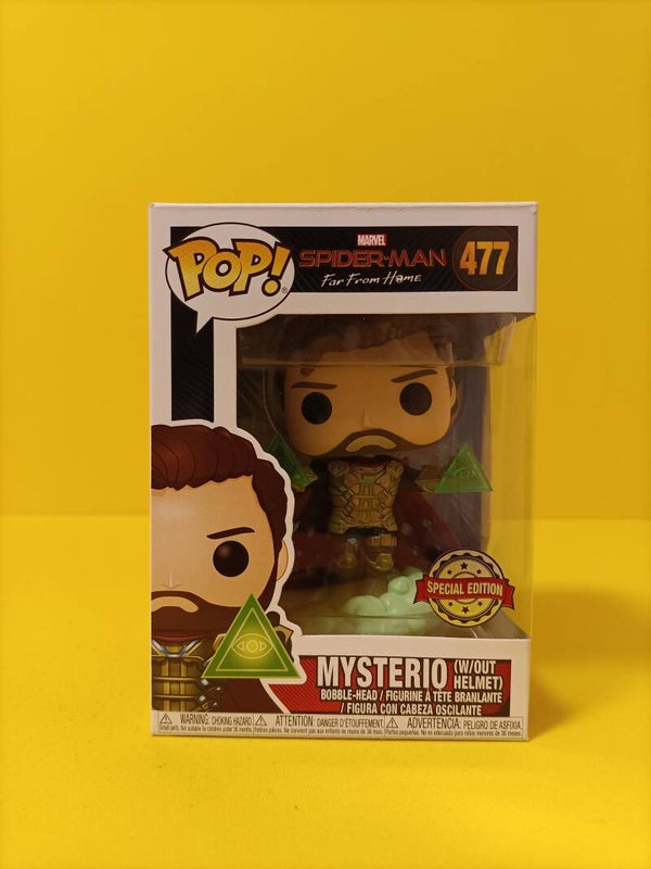 Funko Pop 477 Mysterio (without Helmet) (Special Edition) - Marvel Spider-Man Far from Home