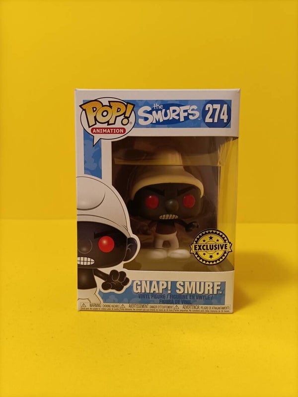 Animation / Television Funko Pop 274 Gnap! Smurf (Black) (Exclusive) - The Smurfs / De Smurfen