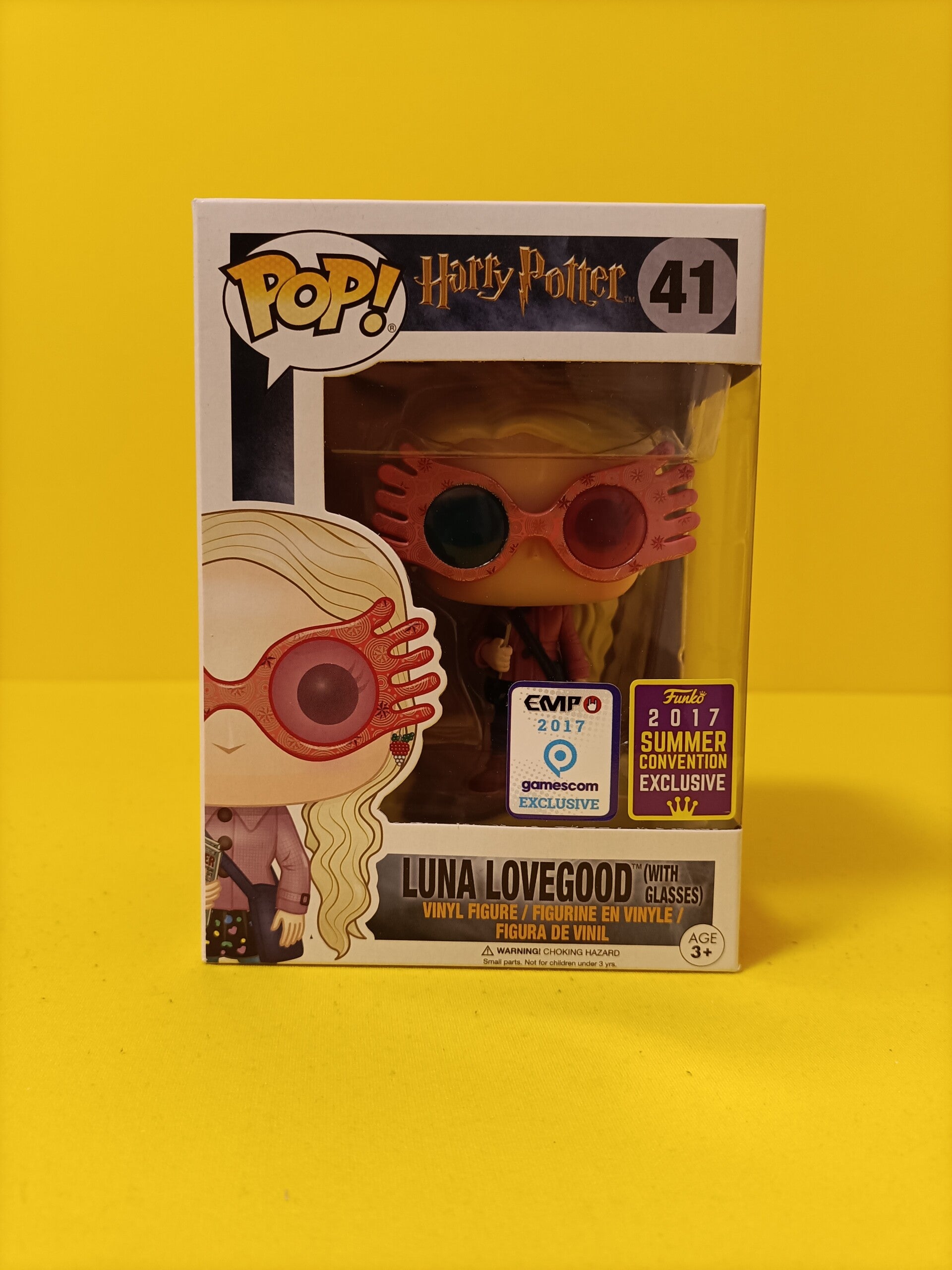 Movies Funko Pop 41 Luna Lovegood with Glasses (2017 Summer Convention) (EMP Gamescon Exclusive) - Harry Potter
