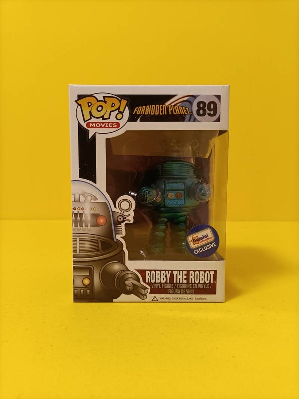 Movies Funko Pop 89 Robby the Robot (Blue) (Metallic) (Gemini Collectables) - Forbidden Planet