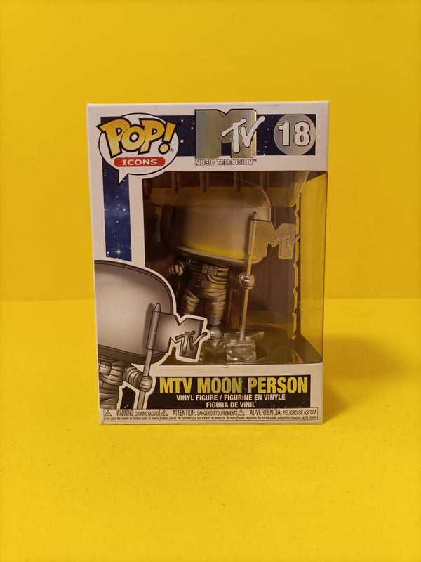 Overige / Rocks Funko Pop 18 MTV Moon Person (Silver) - MTV