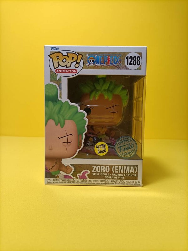 Anime Funko Pop 1288 Zoro (Enma) (Glows in the Dark) (Special Edition) - One Piece