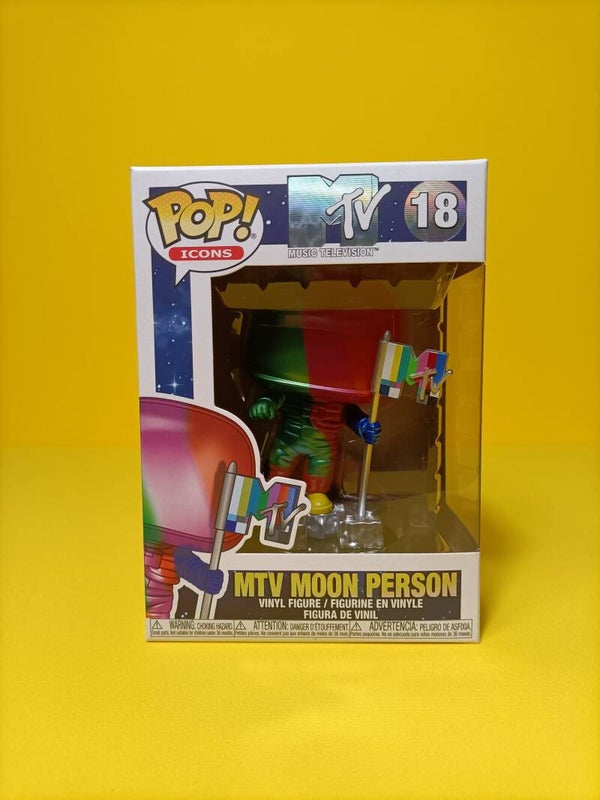 Overige / Rocks Funko Pop 18 MTV Moon Person (Rainbow) - MTV