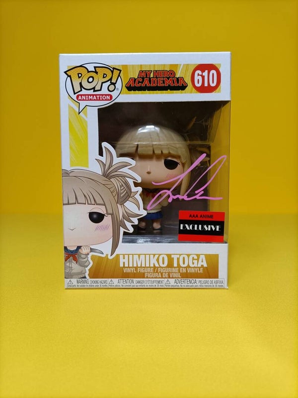 Anime Funko Pop 610 Himiko Toga (AAA Anime Exclusive) (Signed by Leah Clark) - My Hero Academia
