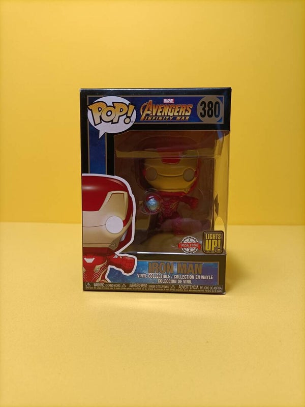 Funko Pop 380 Iron Man (Lights Up) - Marvel Infinity War