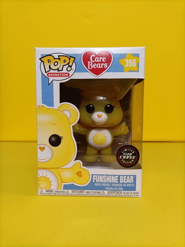 Animation Funko Pop 356 Funshine Bear (Glows in the Dark) (Chase) - Care Bears