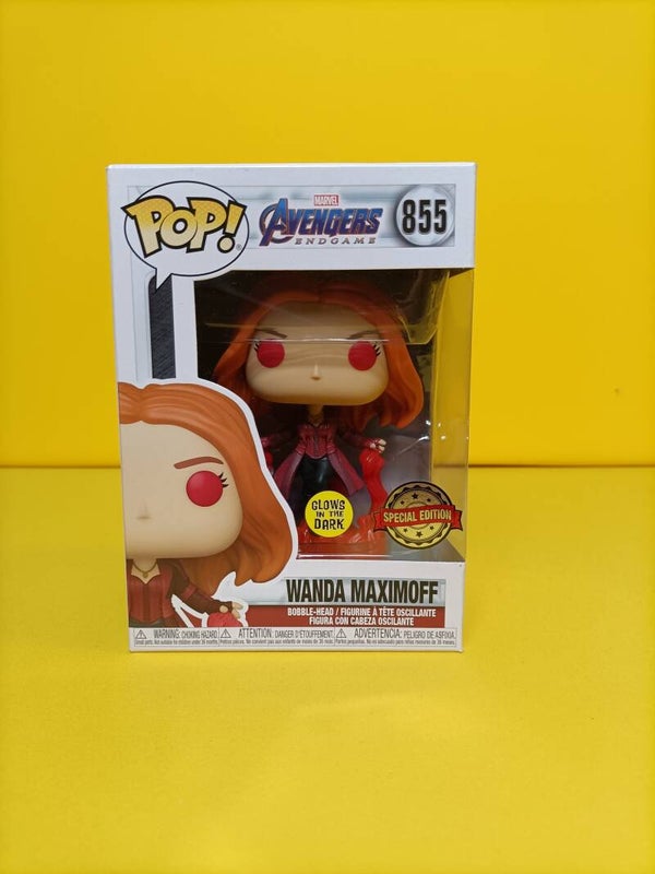 Funko Pop 855 Scarlet Witch (Glows in the Dark) (Special Edition) - Marvel Avengers Endgame