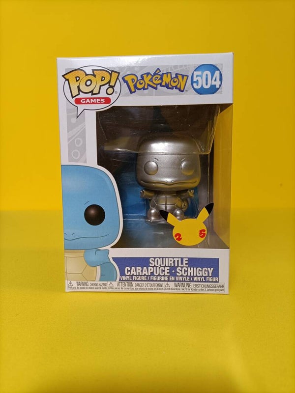 Games Funko Pop 504 Squirtle (Silver) - Pokemon