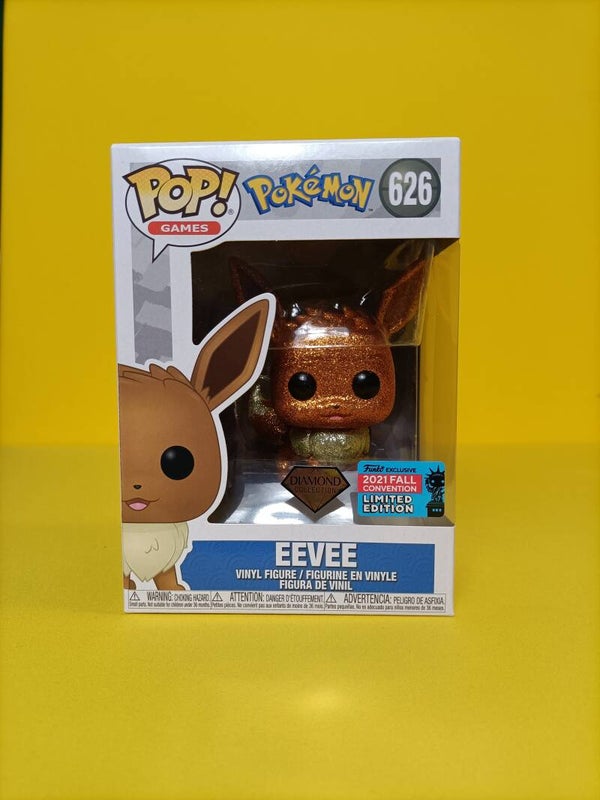 Games Funko Pop 626 Eevee (Diamond) (2021 Fall Convention) - Pokemon