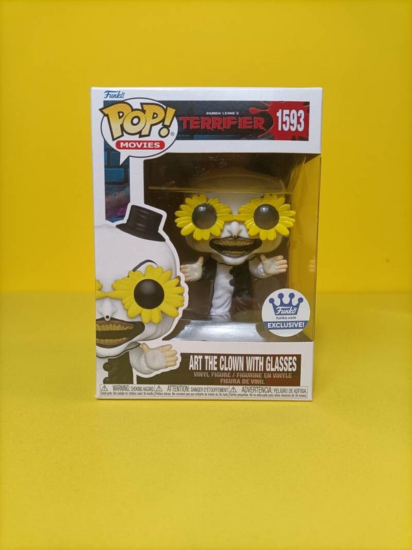 Movies Funko Pop 1593 Art the Clown with Glasses (Funko Exclusive) - Terrifier