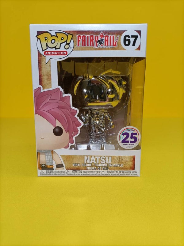 Anime Funko Pop 67 Natsu (Silver) (Celebrating 25 Years of Fun) - FairyTail