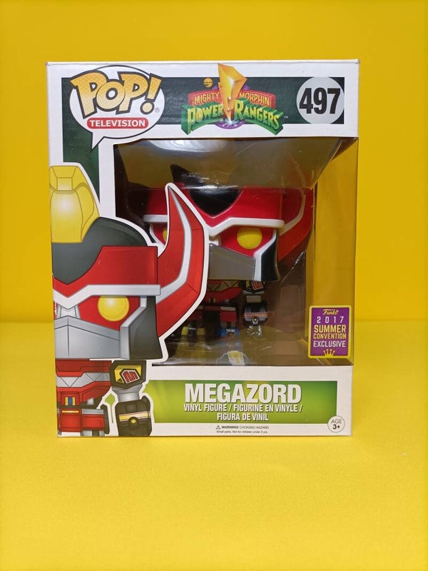 Funko Pop 497 Megazord (2017 Summer Convention) (6 Inch Pop) - Mighty Morphin Power Ranger