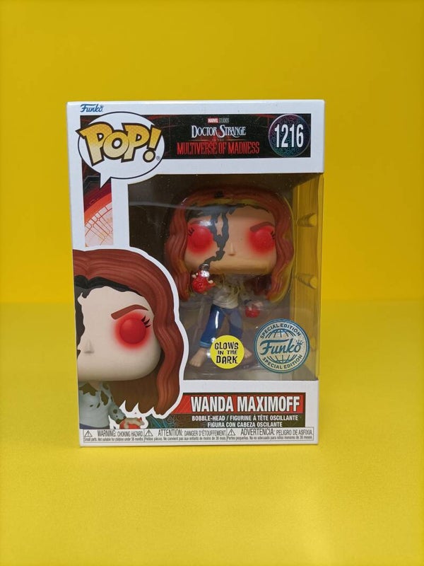 Funko Pop 1216 Wanda Maximoff (Glows in the Dark) (Special Edition) - Marvel Doctor Strange in the Multiverse of Madness