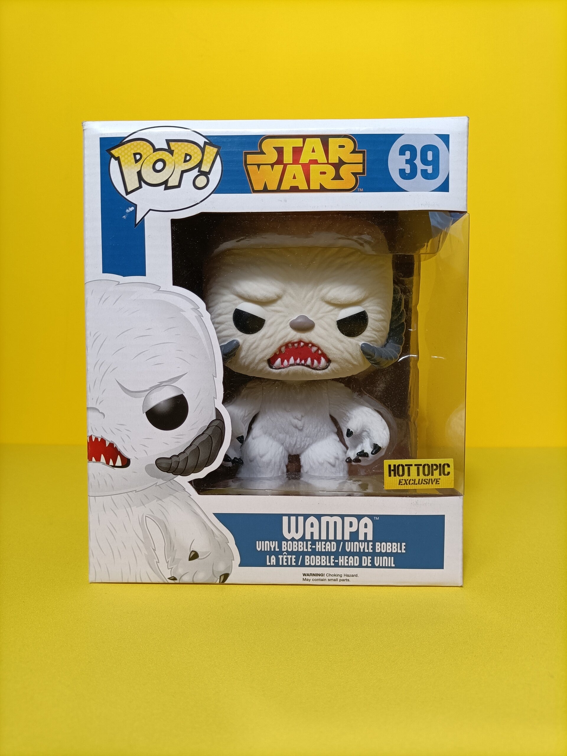 Movies Funko Pop 39 Wampa (Flocked) (Hot Topic Exclusive) (6 Inch Pop) - Star Wars