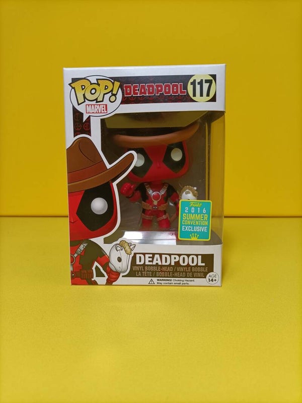 Funko Pop 117 Deadpool (Cowboy) (2016 Summer Convention) - Marvel Deadpool
