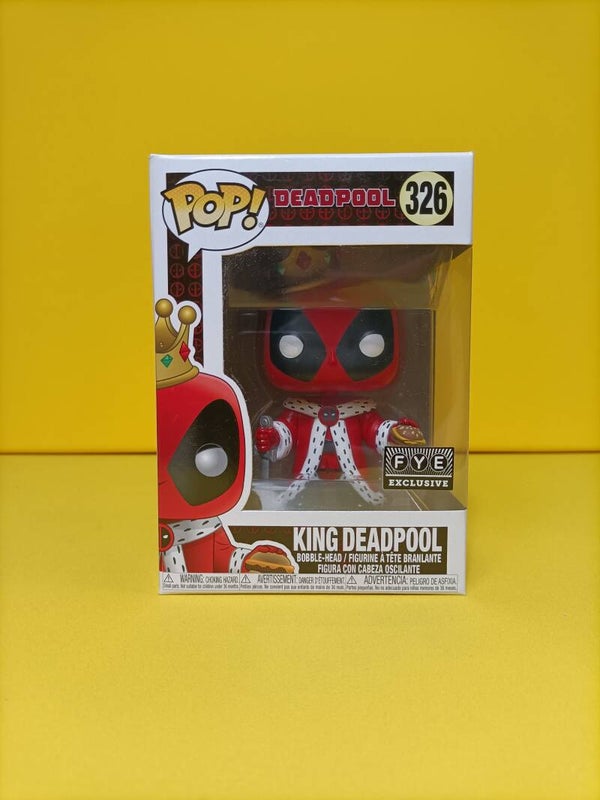 Funko Pop 326 King Deadpool (FYE Exclusive) - Marvel Deadpool