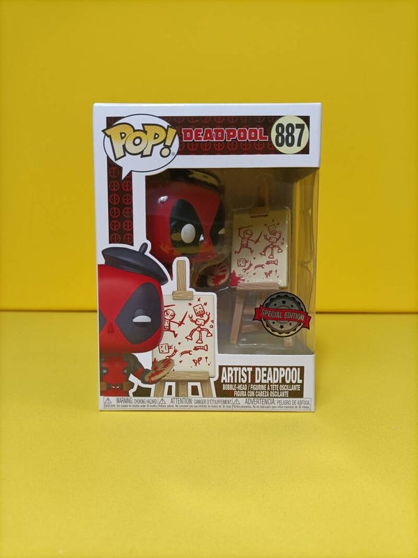 Funko Pop 887 Artist Deadpool (Special Edition) - Marvel Deadpool