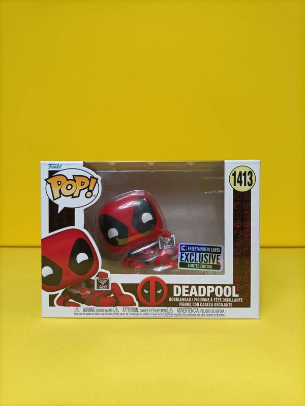 Funko Pop 1413 Deadpool (Hearts Wolverine) (Entertainment Earth Exclusive) - Marvel Deadpool