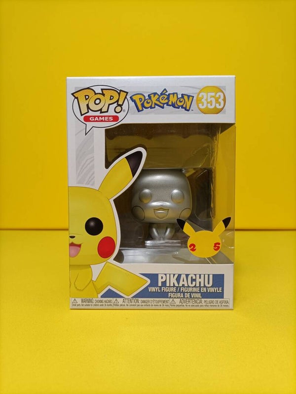 Games Funko Pop 353 Pikachu (Silver) - Pokemon