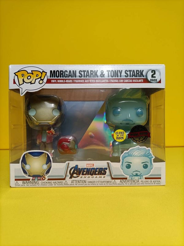 Funko Pop 2-Pack Morgan Stark & Tony Stark (Glows in the Dark) (Special Edition) - Marvel Avengers Endgame