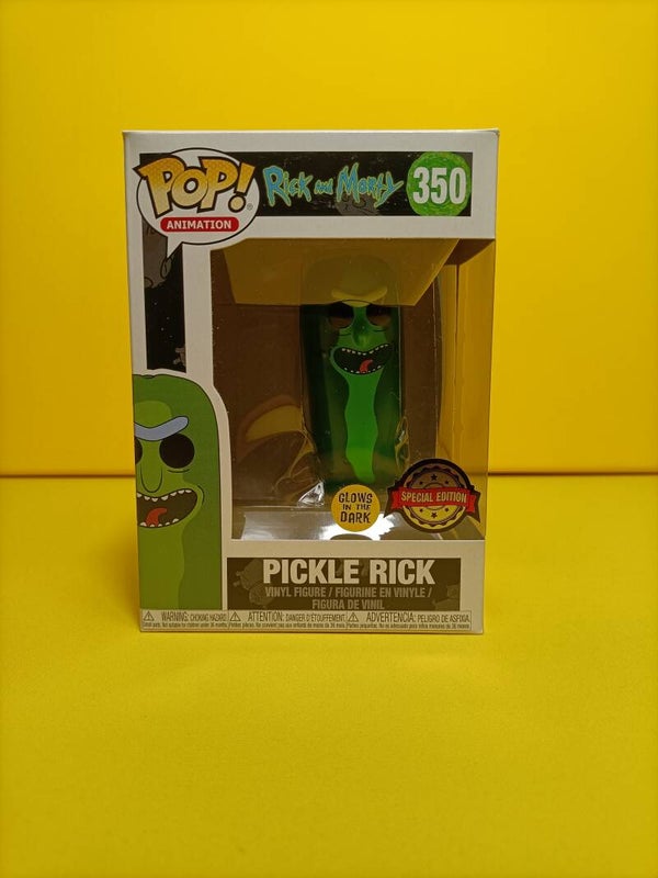 Funko Pop 350 Pickle Rick (Glows in the Dark) (Special Edition) - Rick & Morty