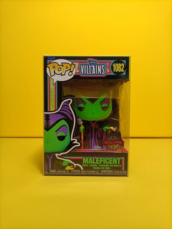 Funko Pop 1082 Maleficent (Special Edition) (Blacklight) - Disney Villains
