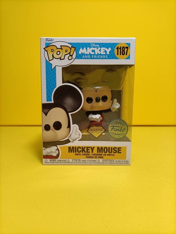 Funko Pop 1187 Mickey Mouse (Diamond) (Special Edition) - Disney Mickey and Friends