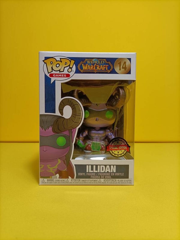 Games Funko Pop 14 Illidan (Metallic) (Special Edition) - World of Warcraft