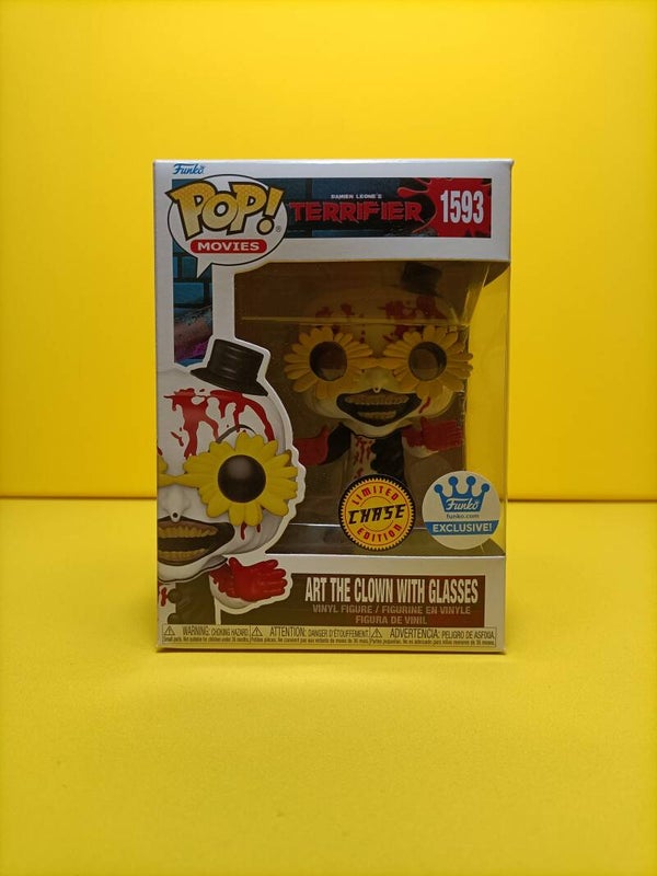 Movies Funko Pop 1593 Art the Clown with Glasses (Bloody) (Chase) (Special Edition) - Terrifier
