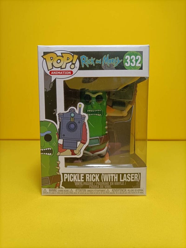 Animation Funko Pop 332 Pickle Rick (with Laser) - Rick and Morty