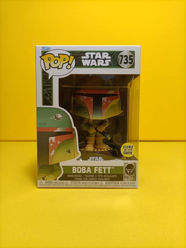 Movies Funko Pop 735 Boba Fett (Glows in the Dark) - Star Wars