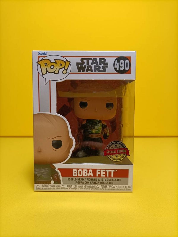 Movies Funko Pop 490 Boba Fett (Special Edition) - Star Wars The Mandalorian