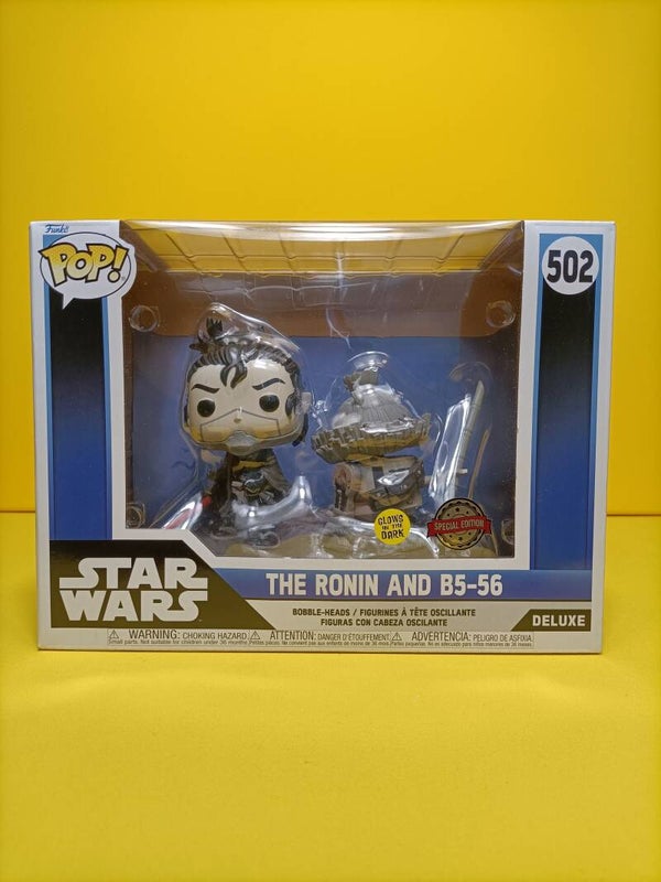 Movies Funko Pop DeLuxe 502 The Ronin and B5-56 (Glows in the Dark) (Special Edition) - Star Wars