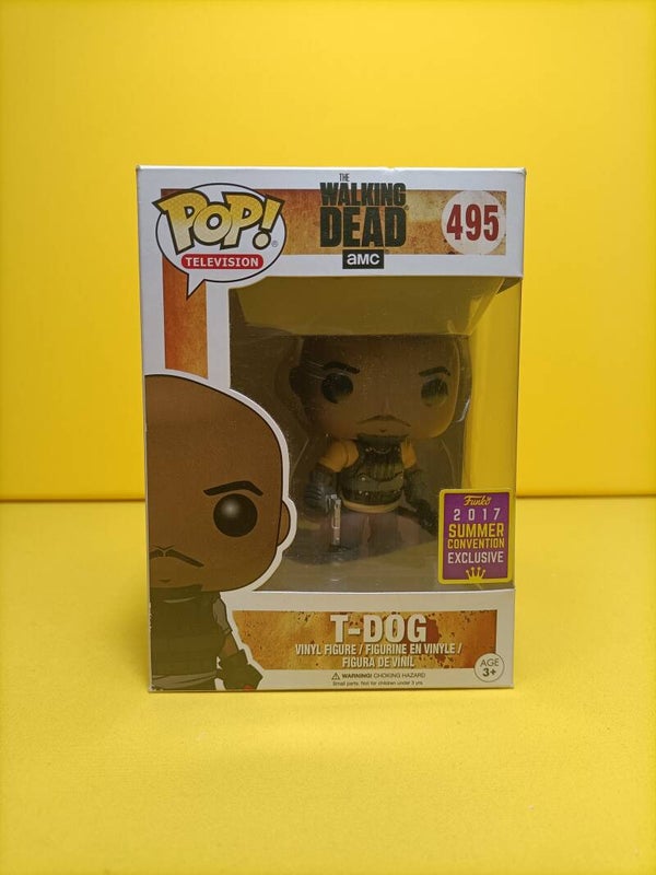Television Funko Pop 495 T-Dog (2017 Summer Convention) - The Walking Dead