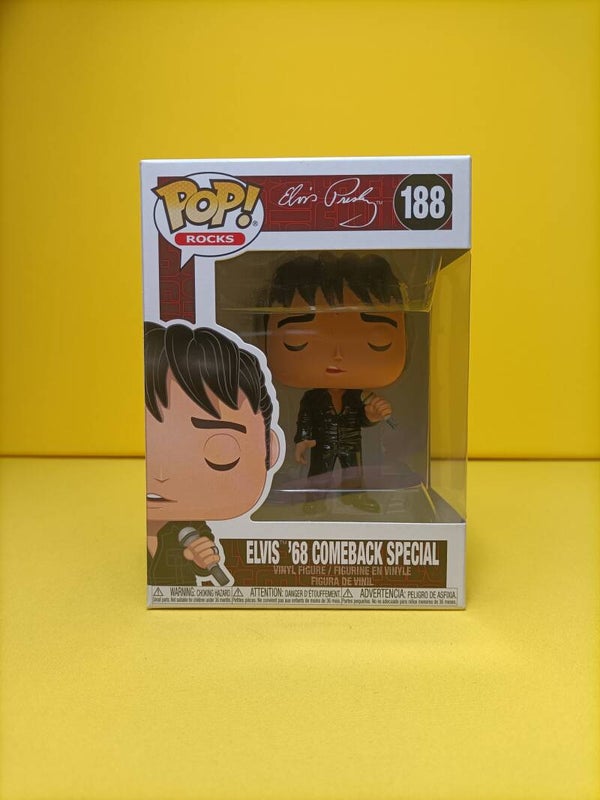 Rocks Funko Pop 188 Elvis '68 Comeback Special - Elvis Presley