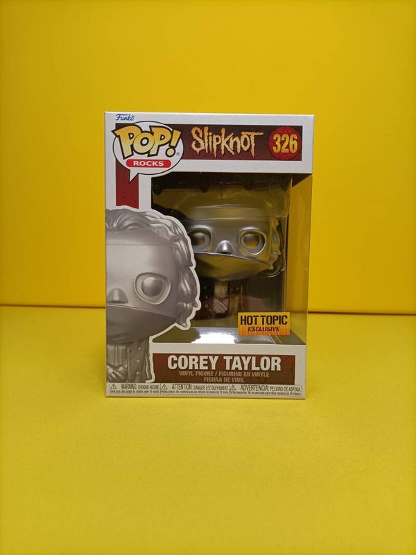 Rocks Funko Pop 326 Corey Taylor (Metallic) (Hot Topic Exclusive) - Slipknot