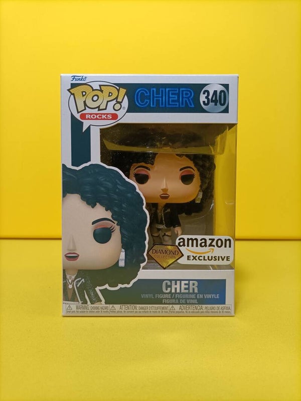 Rocks Funko Pop 340 Cher (Diamond) (Amazon Exclusive) - Cher