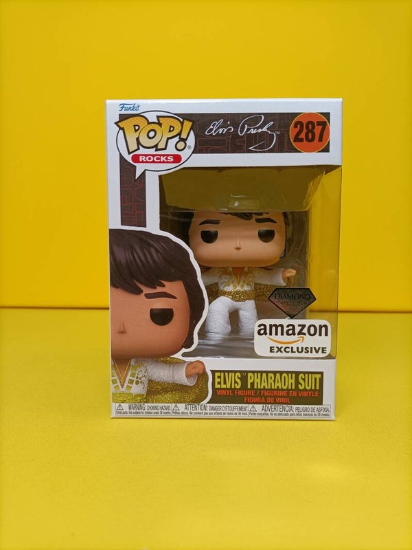 Rocks Funko Pop 287 Elvis Pharaoh Suit (Diamond) (Amazon Exclusive) - Elvis Presley