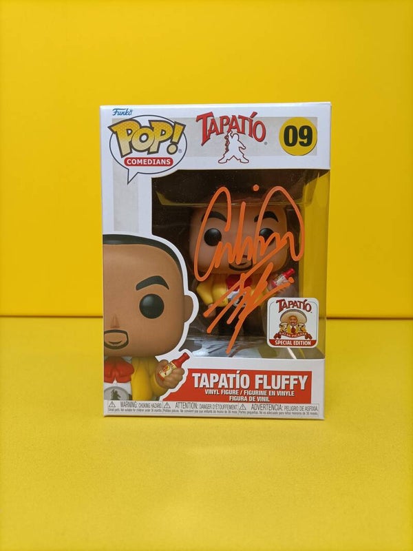 Overige Funko Pop Comedians 09 Tapatio Fluffy (Signed) (Special Edition) - Gabriel ''Fluffy'' Iglesias