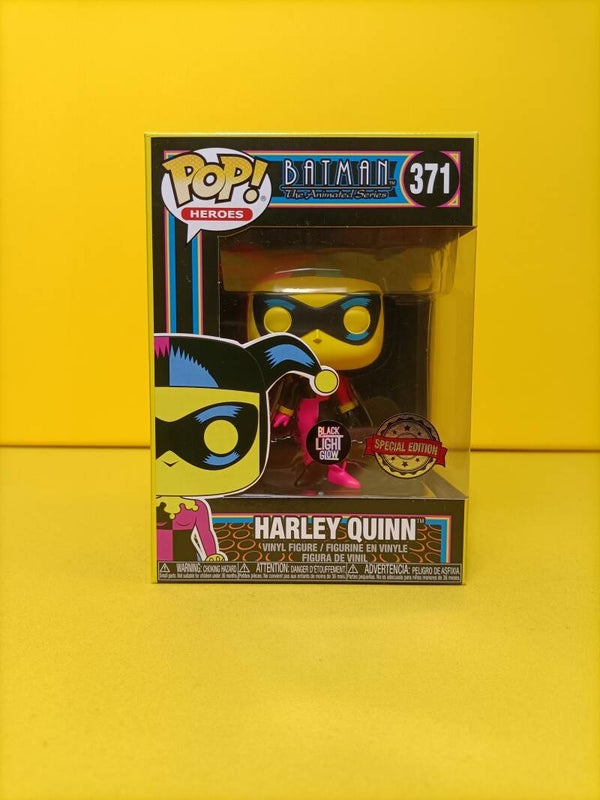 Funko Pop 371 Harley Quinn (Blacklight) (Special Edition) - DC Comics Batman The Animated Series