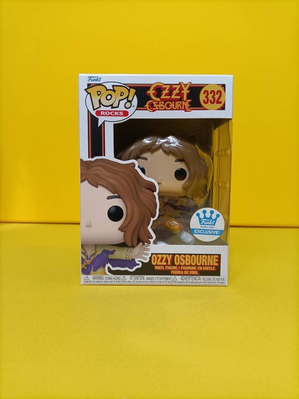 Rocks Funko Pop 332 Ozzy Osbourne (Purple Fringe) (Funko Exclusive) - Ozzy Osbourne