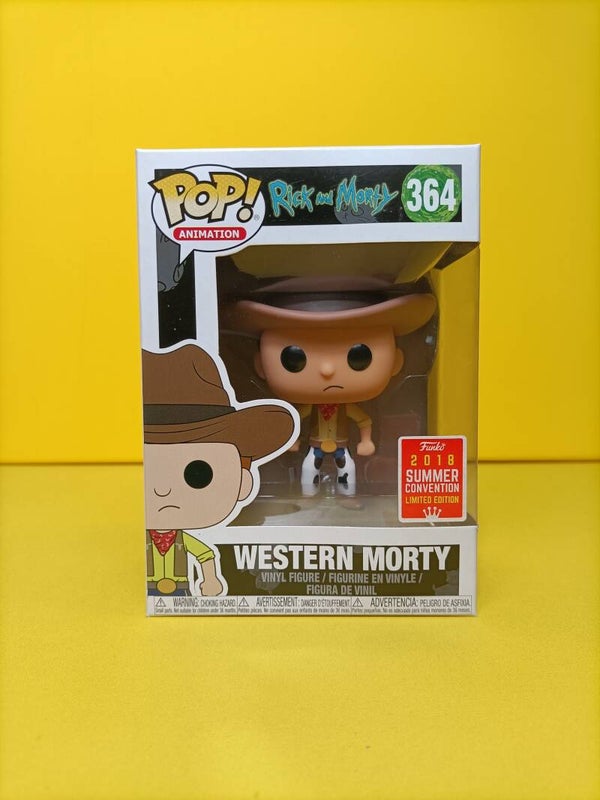 Animation Funko Pop 364 Western Morty (2018 Summer Convention) - Rick & Morty