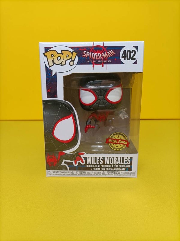 Funko Pop 402 Miles Morales (Translucent) (Special Edition) - Marvel Spider-Man Into the Spider-Verse