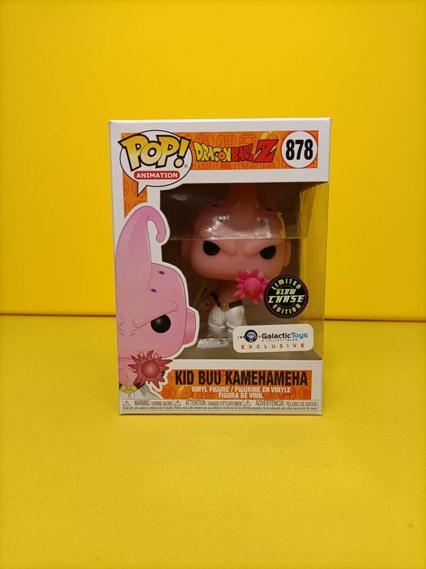 Anime Funko Pop 878 Kid Buu Kamehameha (Glows in the Dark) (Chase) (Galactic Toys Exclusive) - Dragonball Z