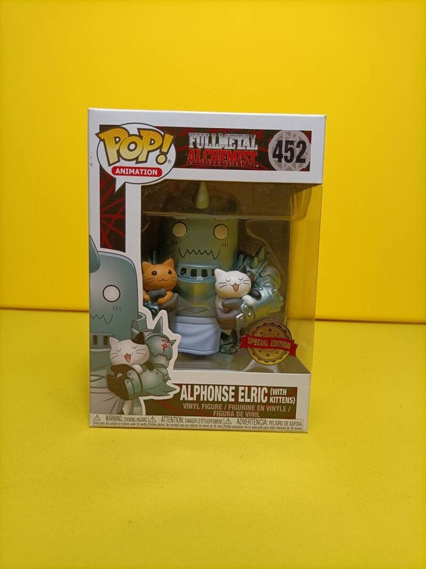 Anime Funko Pop 452 Alphonse Elric (with Kittens) (Special Edition) - FullMetal Alchemist