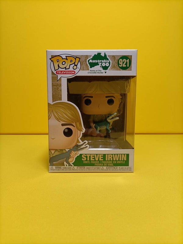 Television Funko Pop 921 Steve Irwin with Alligator - Australia Zoo