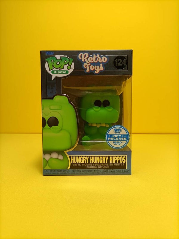Funko Pop 124 Hungry Hungry Hippos (NFT Release) (Limited 1550 Pieces) - Retro Toys