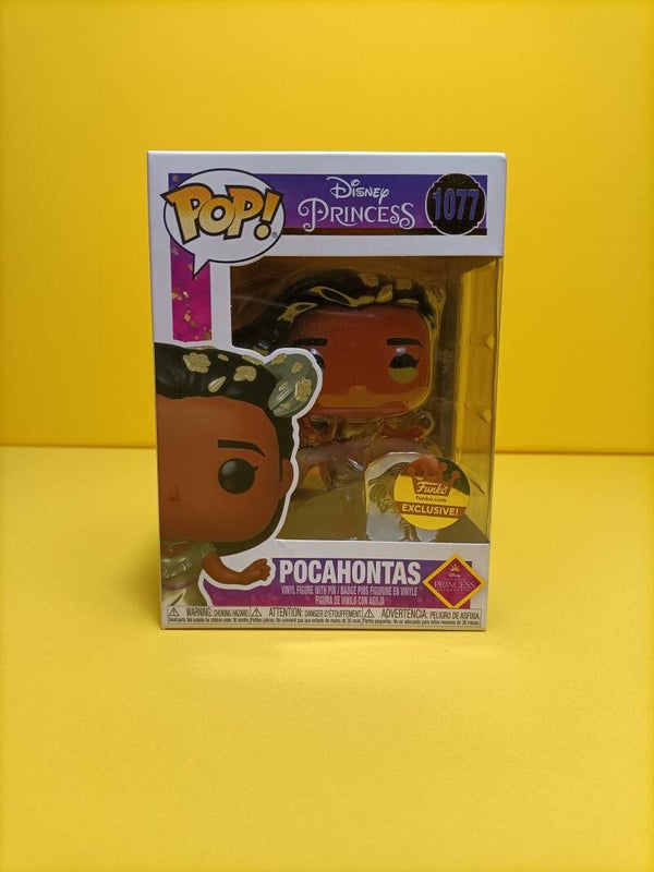 Funko Pop 1077 Pocahontas (with Pin) (Funko Exclusive) - Disney Princess