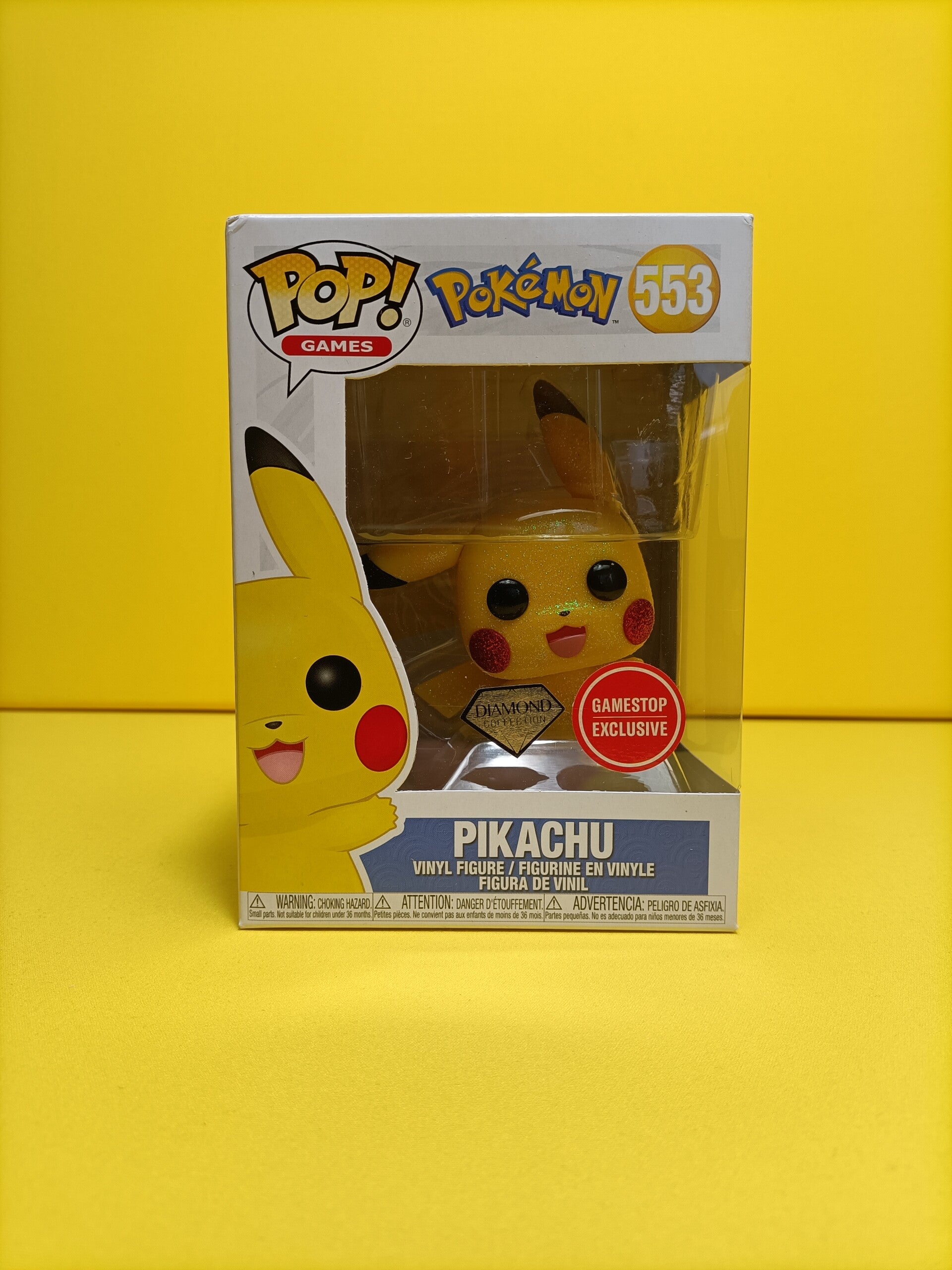 Games Funko Pop 553 Pikachu (Diamond) (Gamestop Exclusive) - Pokemon