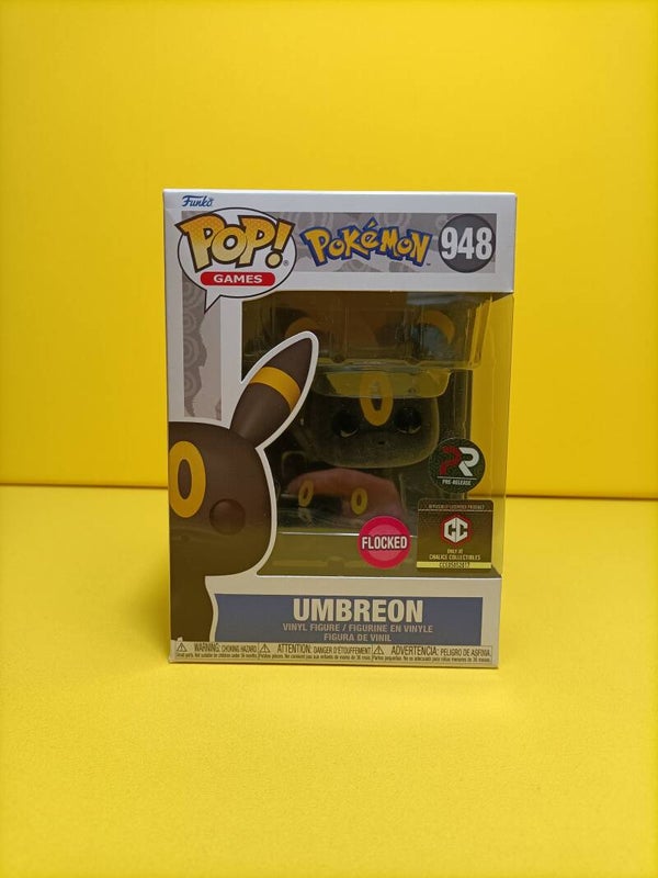 Games Funko Pop 948 Umbreon (Flocked) (Pre-Release) (Only at Chalice Collectibles) - Pokemon